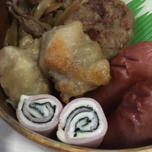 ＊お弁当おかず＊のり・チーズのハム巻き